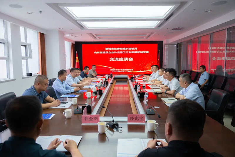 聊城市住建局黨組書記、局長楊延星一行蒞臨集團新疆分院調(diào)研指導